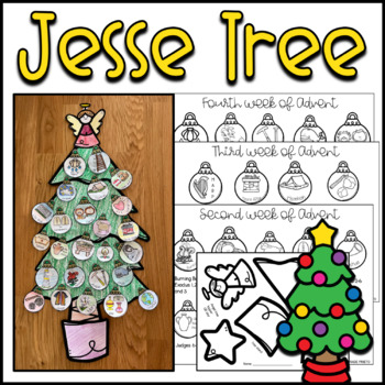 Preview of Build a Jesse Tree for Christmas with Jesse ornaments