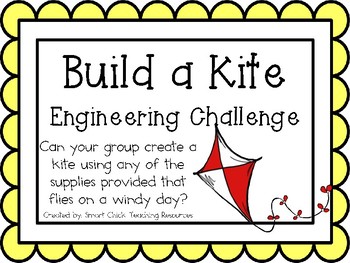 Preview of Build a Kite: Engineering Challenge Project ~ Great STEM Activity!