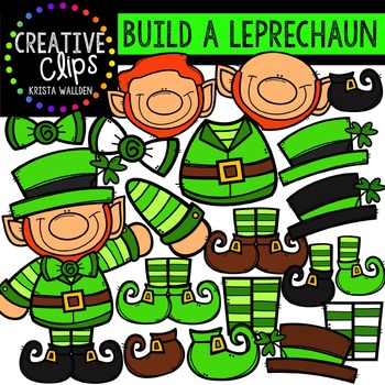 Preview of Build a Leprechaun {Creative Clips Digital Clipart}