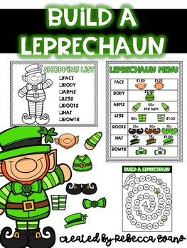 Build a Leprechaun - Money Game by Educating is My Jam | TPT