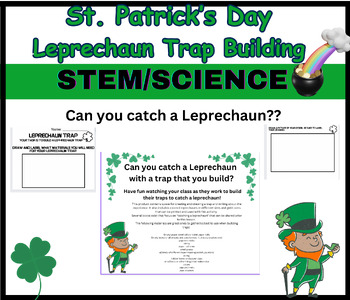 Preview of Build a Leprechaun Trap | St. Patrick's Day