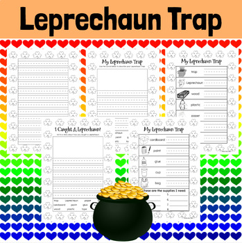 Preview of How to Build a Leprechaun Trap St Patricks Day Pattys activity STEAM project