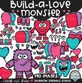 Build-a-Love Monster Clipart {monster clipart}