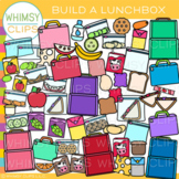 Build a School Lunchbox Clip Art