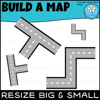 Build a Map Clipart by Digital Doodle Designs | TPT