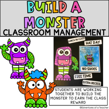 Preview of Build a Monster | Classroom Management | Whole Class Reward System