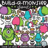 Build-a-Monster Clipart {monster clipart}