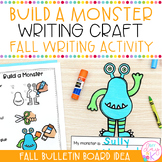 October Build A Monster Writing Craft | Kindergarten Fall 