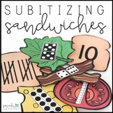 Subitizing and Number Identification - Build a Sandwich