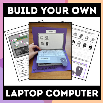Preview of Build a Paper Laptop Computer, Learn Internal Parts | Unplugged Technology Craft