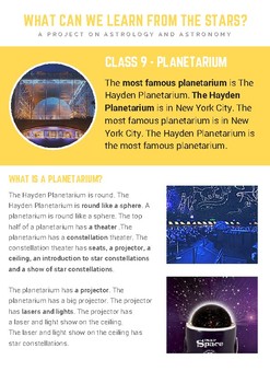 Preview of Build a Personal Planetarium STEAM PBL (Grade 3-5)