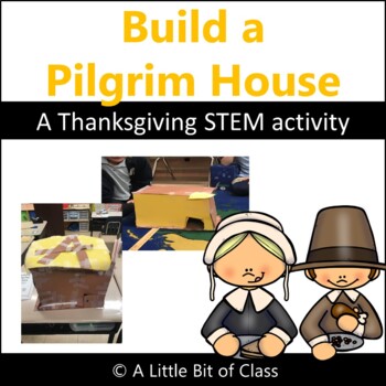 Preview of Build a Pilgrim House STEM Activity 