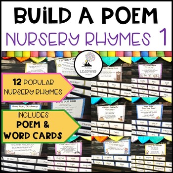 Preview of Nursery Rhymes Build a Poem Bundle Set 1