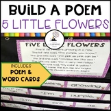 Build a Poem ~ Five Little Flowers ~ Pocket Chart Center