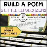 Build a Poem ~ Five Little Leprechauns ~ St. Patrick's Day