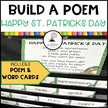 Preview of Build a Poem ~ Happy St. Patrick's Day ~ Pocket Chart Center