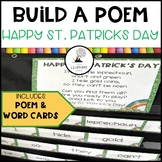 Build a Poem ~ Happy St. Patrick's Day ~ Pocket Chart Center