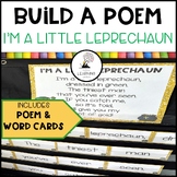 Build a Poem ~ I'm a Little Leprechaun ~ St. Patrick's Day