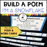 Build a Poem ~ I'm a Snowflake ~ Winter poem for pocket ch