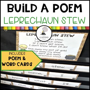 Preview of Build a Poem ~ Leprechaun Stew ~ St. Patrick's Day Pocket Chart Center