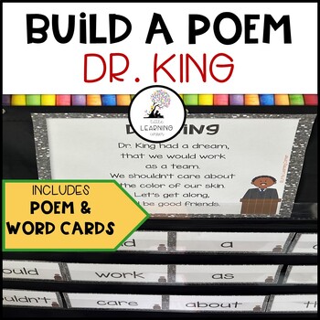 Preview of Build a Poem ~ Martin Luther King ~ Pocket Chart poetry center