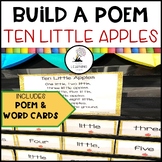 Build a Poem  Ten Little Apples - Pocket Chart Center
