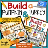 Build a Pumpkin & Turkey Digital Activity Bundle: Drag & D