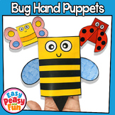 Build a Puppet Bug Craft, Bee, Ladybug and Butterfly Crafts