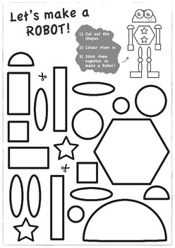 build a robot shapes and scissor skills by ellen craig tpt