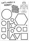 Build-a-Robot Bundle!! Shapes & Scissor Skills