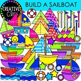Build a Sailboat Clipart (Build a _____ Clipart)