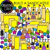 Build a Sandcastle Clipart {Summer Clipart}
