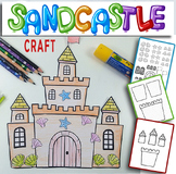 Build a Sandcastle Craft - Summer Coloring Pages - summer 