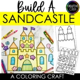 Build a Sandcastle Craft: Summer Coloring Pages