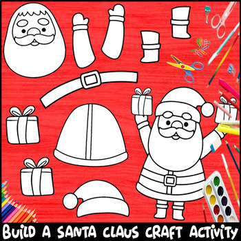 Christmas Build-a-Santa Craft