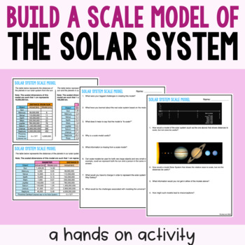 Preview of Build a Scale Model of the Solar System