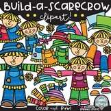 Build-a-Scarecrow Clipart {scarecrow clipart}