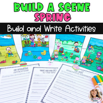 Preview of Spring Pop Up Crafts and Writing Activities
