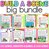 Build a Scene Through the Year Growing Bundle: CVC Words, 