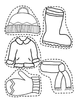 Build a Scene: Winter Clothes | TPT
