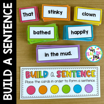 Build a Sentence Station - Sentence Building Writing Literacy Center