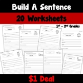 Build a Sentence Worksheets Dollar Deal