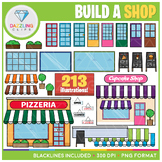 Build a Shop Clipart Bundle - 213 Illustrations!