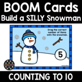 Build a Silly Snowman BOOM Cards | Counting to 10
