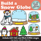 Build a Snow Globe Clip Art