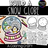 Build a Snow Globe Craft: Coloring Pages {Made by Creative Clips}