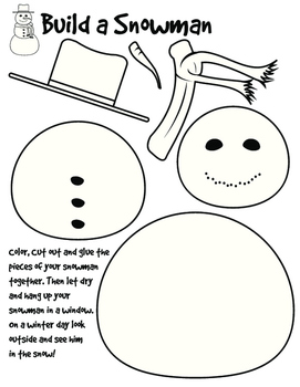 Build a Snowman by Becca Tennill | TPT