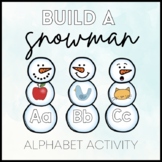 Build a Snowman Alphabet Matching Game