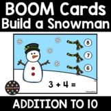 Build a Snowman BOOM Cards | Addition to 10
