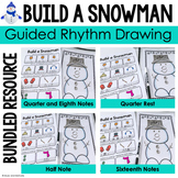 Build a Snowman Bundle - Guided Rhythm Drawing